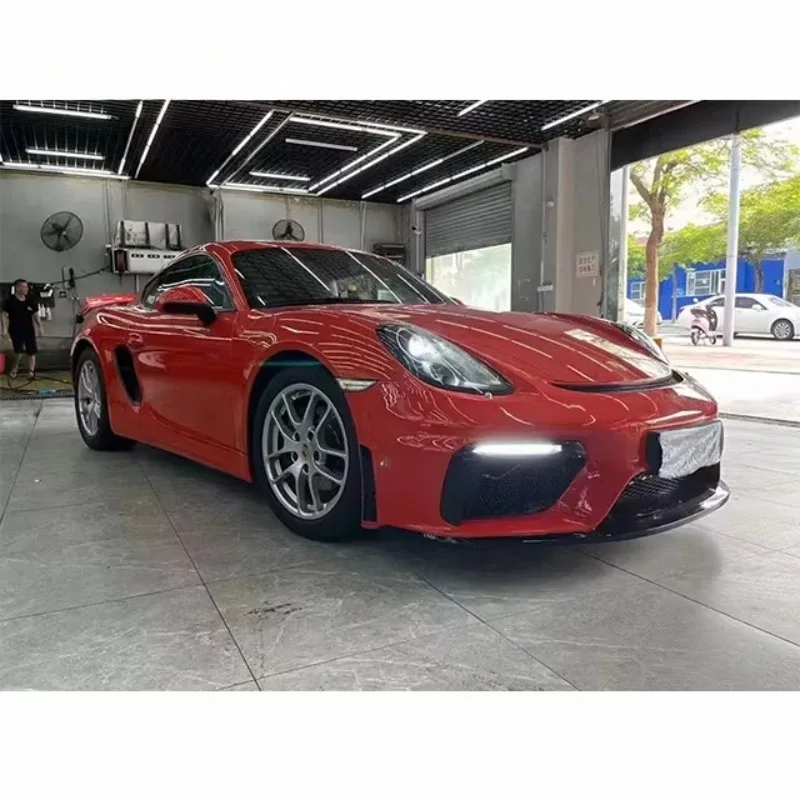 For Porsche Cayman Boxster 981 Upgrade Gt4 Body Kit With Front Bumper Vent Grille Front Lip Body Kit | Mfg Dreams For Porsche Cayman Boxster 981 Upgrade Gt4 Body Kit With Front Bumper Vent Grille Front Lip Body Kit - Image 3