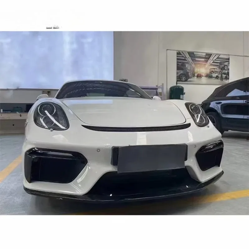 Alternative View Of For Porsche Cayman Boxster 981 Upgrade Gt4 Body Kit With Front Bumper Vent Grille Front Lip Body Kit