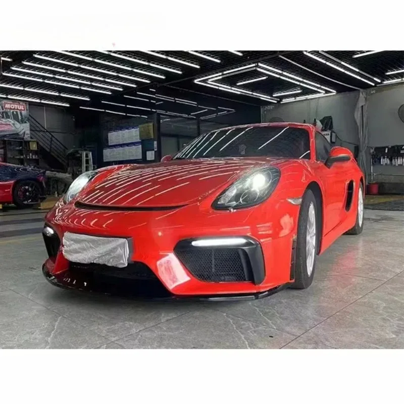 For Porsche Cayman Boxster 981 Upgrade Gt4 Body Kit With Front Bumper Vent Grille Front Lip Body Kit | Mfg Dreams For Porsche Cayman Boxster 981 Upgrade Gt4 Body Kit With Front Bumper Vent Grille Front Lip Body Kit - Image 4