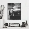 Black White Fashion Luxury Brand Race Car Art Prints For Porsche Vehicle Posters Old 911 Canvas Painting Living Room Decor | Mfg Dreams 20976 Dvmidy | Mfg Dreams