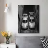 Home Living Room Decor Canvas Painting Wall Art Classic Porsche 911 Alpine Drive Retro Alpine Trip Cartoon Prints Frameless | Mfg Dreams 21189 9Dq85R | Mfg Dreams