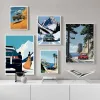 Home Living Room Decor Canvas Painting Wall Art Classic Porsche 911 Alpine Drive Retro Alpine Trip Cartoon Prints Frameless | Mfg Dreams 21189 Tmbcb2 | Mfg Dreams