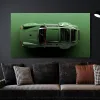 1Pc Frameless Canvas Painting Modern Luxury Sports Car 911 Carrera Canvas Painting Classical Supercar Green Poster And Print Wal | Mfg Dreams 21748 Gwjevr | Mfg Dreams
