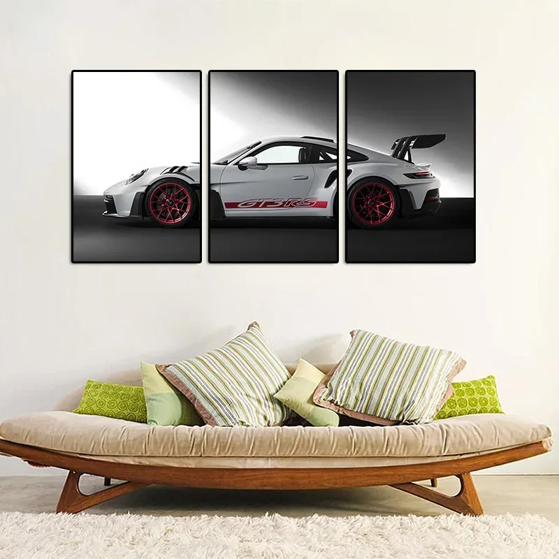 3Pcs/Set Frameless 3Pcs Vintage Industrial Style Car Series Poster Gt3Rs Art Poster Canvas Painting Wall Prints Picture Living | Mfg Dreams 3Pcs/Set Frameless 3Pcs Vintage Industrial Style Car Series Poster Gt3Rs Art Poster Canvas Painting Wall Prints Picture Living - Image 6