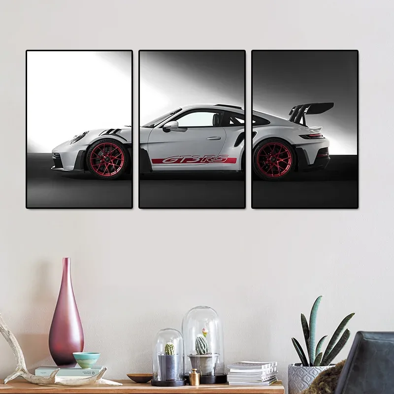 3Pcs/Set Frameless 3Pcs Vintage Industrial Style Car Series Poster Gt3Rs Art Poster Canvas Painting Wall Prints Picture Living | Mfg Dreams 3Pcs/Set Frameless 3Pcs Vintage Industrial Style Car Series Poster Gt3Rs Art Poster Canvas Painting Wall Prints Picture Living - Image 5