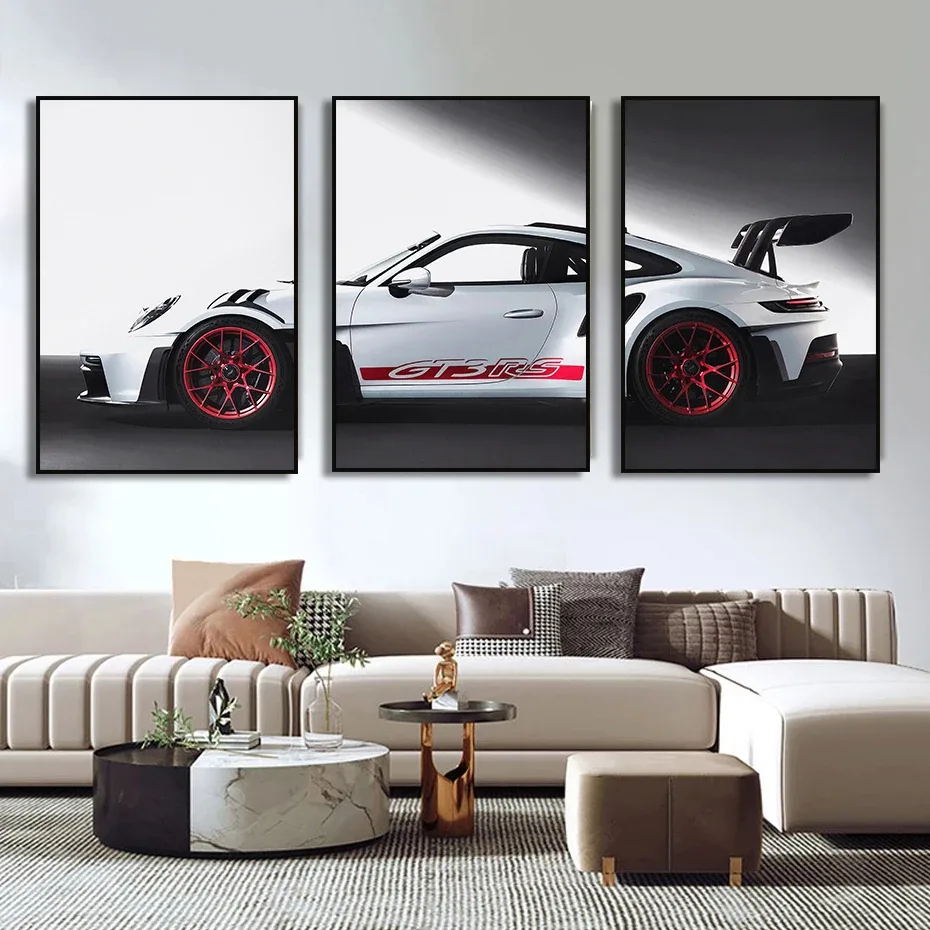 Fashion Pop Super Sports Car Luxury Racing Car Gt3 Poster Canvas Painting Print Hd Wall Art Living Room, Room Home Decor | Mfg Dreams Fashion Pop Super Sports Car Luxury Racing Car Gt3 Poster Canvas Painting Print Hd Wall Art Living Room, Room Home Decor - Image 4