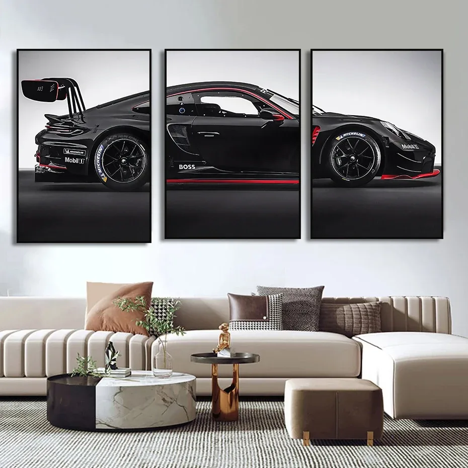 Fashion Pop Super Sports Car Luxury Racing Car Gt3 Poster Canvas Painting Print Hd Wall Art Living Room, Room Home Decor | Mfg Dreams Fashion Pop Super Sports Car Luxury Racing Car Gt3 Poster Canvas Painting Print Hd Wall Art Living Room, Room Home Decor - Image 3
