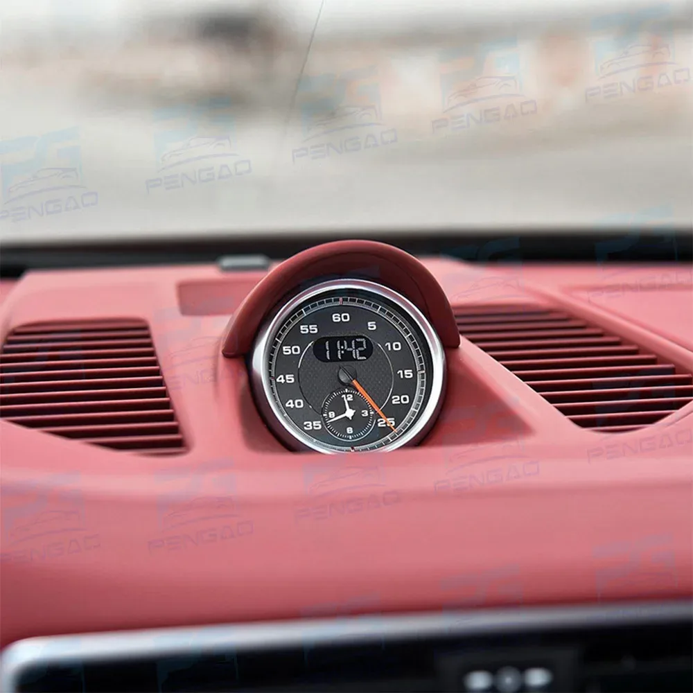 Stopwatch For Porsche 911 991 2012-2018 Dashboard Clock Compass Sport Chrono Watch Instrument Panel Center Cover Car Accessories | Mfg Dreams Stopwatch For Porsche 911 991 2012-2018 Dashboard Clock Compass Sport Chrono Watch Instrument Panel Center Cover Car Accessories - Image 3