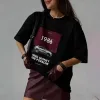 Need Money For Porsche Print Women'S Oversize T-Shirt O-Neck Short Sleeve Casual Loose Tops 100% Cotton | Mfg Dreams 22540 Tjagew | Mfg Dreams