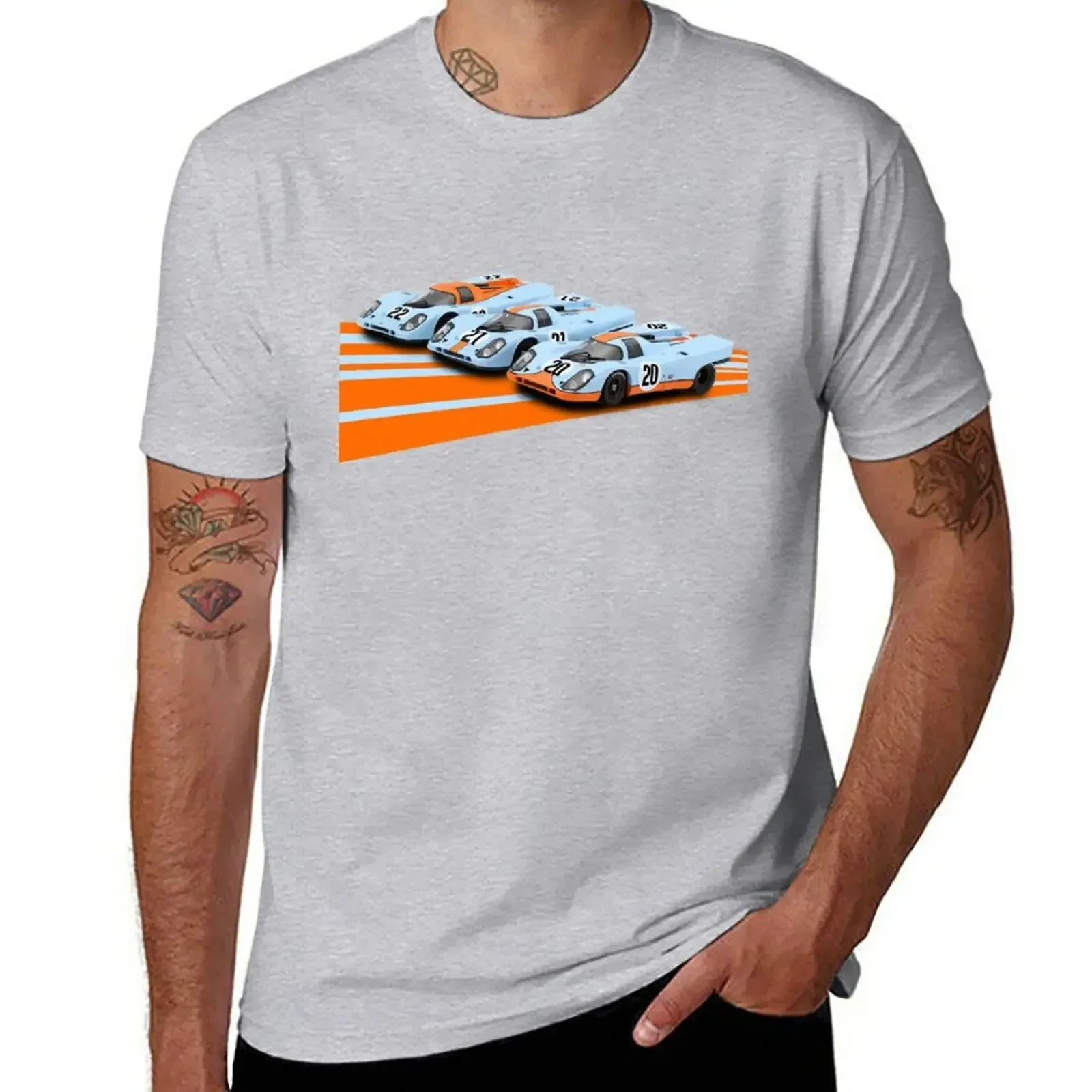 Sweat Shirts Heavyweight T Shirts Anime Mens Graphic T-Shirts Funny New Porsch 917 1971 No 20 21 22 - 3 Classicliveries T-Shirt | Mfg Dreams Sweat Shirts Heavyweight T Shirts Anime Mens Graphic T-Shirts Funny New Porsch 917 1971 No 20 21 22 - 3 Classicliveries T-Shirt - Image 5