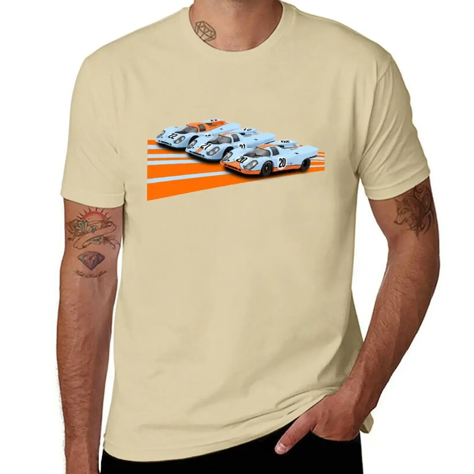 Sweat Shirts Heavyweight T Shirts Anime Mens Graphic T-Shirts Funny New Porsch 917 1971 No 20 21 22 - 3 Classicliveries T-Shirt | Mfg Dreams Sweat Shirts Heavyweight T Shirts Anime Mens Graphic T-Shirts Funny New Porsch 917 1971 No 20 21 22 - 3 Classicliveries T-Shirt - Image 4